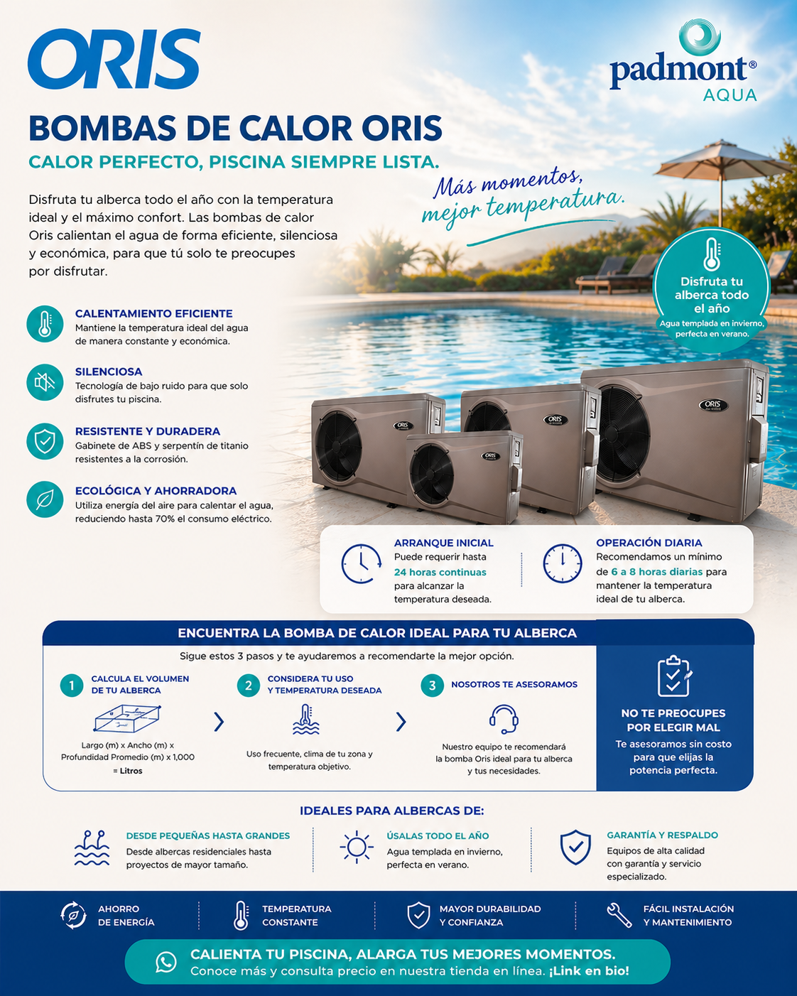 Bomba de calor ORIS FULL INVERTER