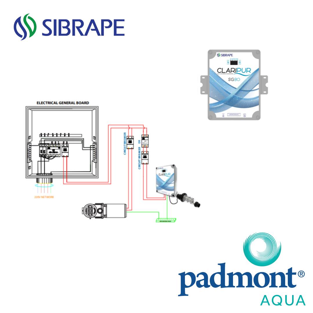 Generador D/Cloro CLARIPUR 80G/H - Sibrape