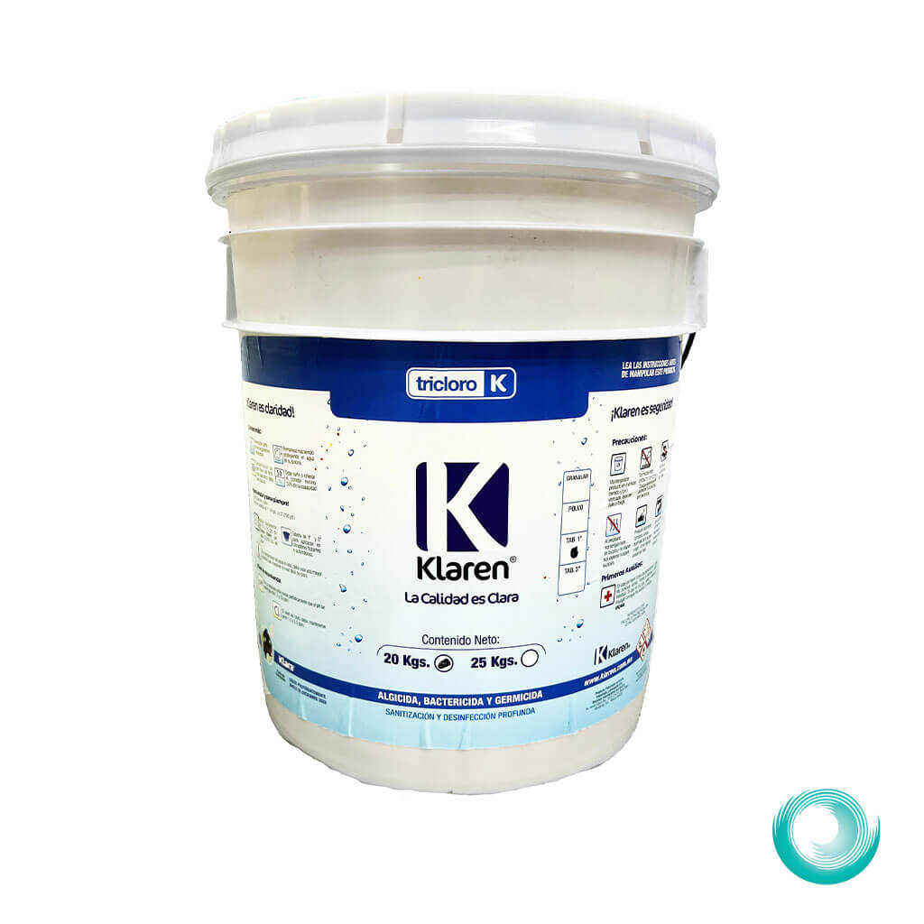 Klaren Tricloro Tableta 1"