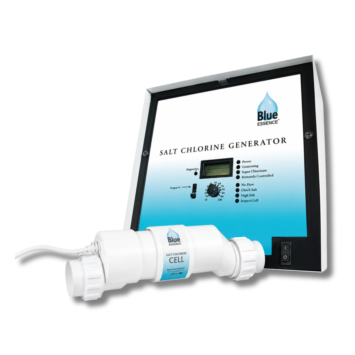 Generador de Cloro a Base de Sal - Blue Essence 132,300 Lts