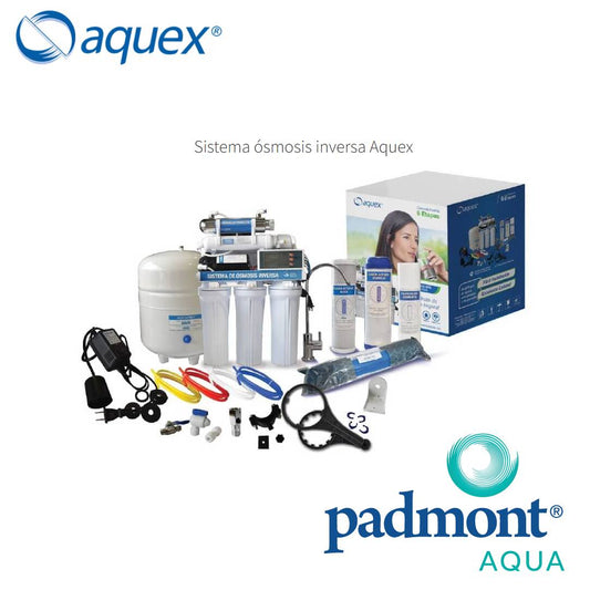 Sistema de Osmosis Inversa Aquex 100 GPD 5 Etapas con Bomba