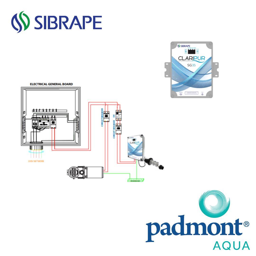 Generador D/Cloro CLARIPUR 35G/H - Sibrape