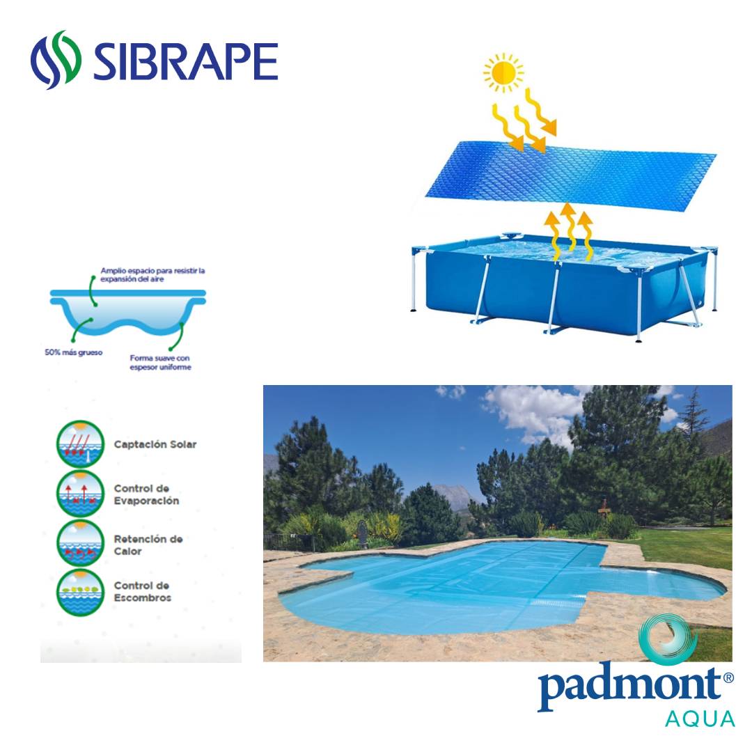 Cubierta solar para piscina 4.03 x 8.12 m - Sibrape